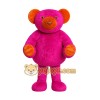 Pink Orange Bear Mascot Costume Pink Orange Bear Mascot Costume