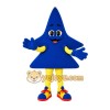 Blue Yellow Star Character Mascot Costume Blue Yellow Star Character Mascot Costume