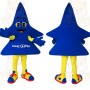 Blue Yellow Star Character Mascot Costume