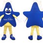 Blue Yellow Star Mascot Costume