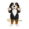 Black White Brown Mountain Dog Mascot Costume Black White Brown Mountain Dog Mascot Costume