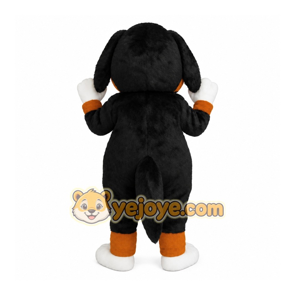 Black White Brown Mountain Dog Mascot Costume Black White Brown Mountain Dog Mascot Costume