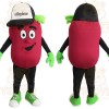 Red Green Black Bean Mascot Costume