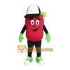 Red Green Black Bean Mascot Costume Red Green Black Bean Mascot Costume