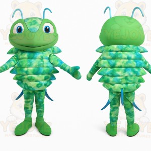Green And Blue Beetle Bug Mascot Costume
