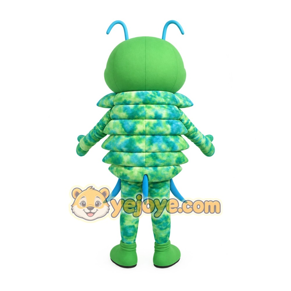 Green And Blue Beetle Bug Mascot Costume Green And Blue Beetle Bug Mascot Costume