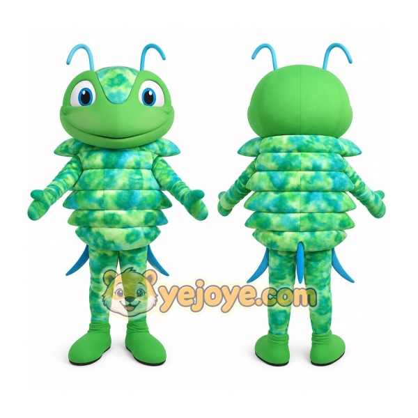Green And Blue Beetle Bug Mascot Costume