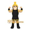 Black Yellow Trojan Warrior Mascot Costume Black Yellow Trojan Warrior Mascot Costume