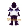 Purple White Winged Dragon Mascot Costume
