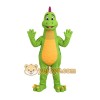 Green Yellow Purple Dinosaur Mascot Costume Green Yellow Purple Dinosaur Mascot Costume