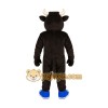 Dark Brown Cream Horned Bull Mascot Costume Dark Brown Cream Horned Bull Mascot Costume