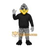 Gray Yellow Black Roadrunner Mascot Costume