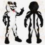 Black White Snake Mascot Costume