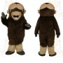 Brown Tan Monkey Mascot Costume
