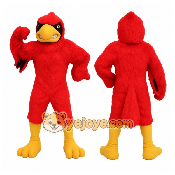 Red Yellow Cardinal Bird Mascot Costume