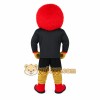 Red Mane Black Lion Mascot Costume Red Mane Black Lion Mascot Costume