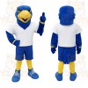 Blue Yellow White Eagle Mascot Costume