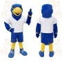 Blue Yellow White Eagle Mascot Costume