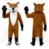 Brown White Black Fox Mascot Costume