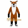 Brown White Black Fox Mascot Costume Brown White Black Fox Mascot Costume