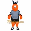 Orange Gray Black Monster Mascot Costume Orange Gray Black Monster Mascot Costume
