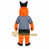 Orange Gray Black Monster Mascot Costume Orange Gray Black Monster Mascot Costume