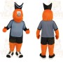 Orange Gray Black Monster Mascot Costume