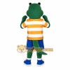 Green Orange Blue Alligator Mascot Costume Green Orange Blue Alligator Mascot Costume