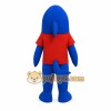Blue White Shark With Red Shirt Mascot Costume