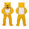 Yellow White Bear Mascot Costume