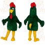 Green Red Yellow Rooster Mascot Costume