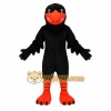 Black Orange Bird Mascot Costume