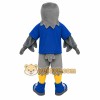 Gray Yellow Blue Eagle Mascot Costume Gray Yellow Blue Eagle Mascot Costume