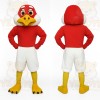 Red White Yellow Bird Mascot Costume
