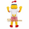 Yellow Red White Chicken Mascot Costume