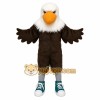 White Brown Yellow Bald Eagle Mascot Costume White Brown Yellow Bald Eagle Mascot Costume