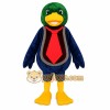 Green Navy Yellow Duck Mascot Costume Green Navy Yellow Duck Mascot Costume