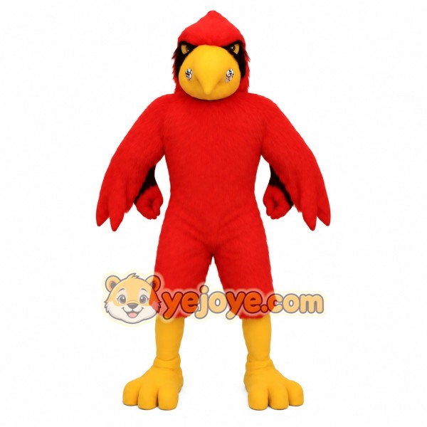 Red Yellow Cardinal Bird Mascot Costume