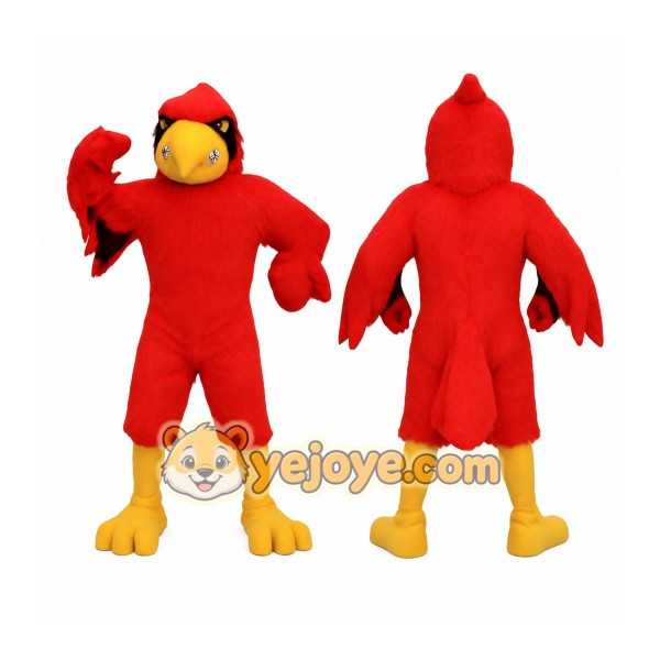 Red Yellow Cardinal Bird Mascot Costume