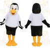Black White Yellow Penguin Mascot Costume