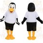 Black White Yellow Penguin Mascot Costume