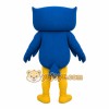 Blue White Yellow Owl Mascot Costume