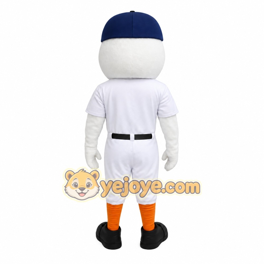 White Yellow Baseball Duck Mascot Costume White Yellow Baseball Duck Mascot Costume