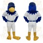 Blue Yellow Baseball Eagle Mascot Costume