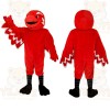 Red White Cardinal Bird Mascot Costume