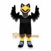 Black White Yellow Eagle Mascot Costume