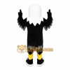 Black White Yellow Eagle Mascot Costume