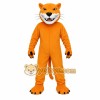 Orange White Cat Mascot Costume Orange White Cat Mascot Costume