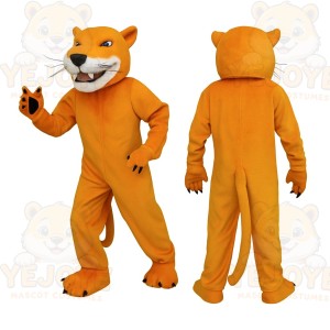 Orange White Cat Mascot Costume