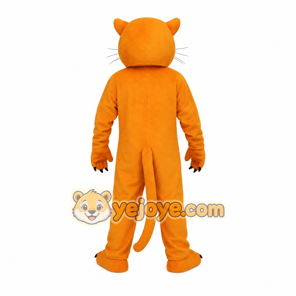 Orange White Cat Mascot Costume Orange White Cat Mascot Costume